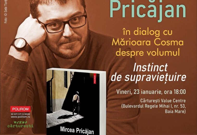 Lansare de carte – „Instinct de supraviețuire” de Mircea Pricăjan