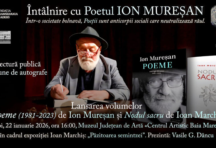 Întâlnire cu poetul Ion Mureșan la Muzeul de Artă