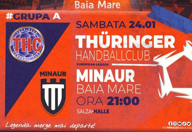 Minaur joacă în Germania cu Thüringer HC. Teodora Damian a făcut și ea deplasarea