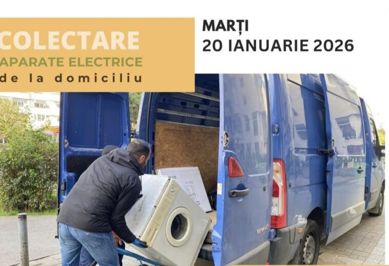 Prima colectare de deșeuri electrice din 2026 la Baia Mare. Scapă de aparatele vechi, direct de acasă