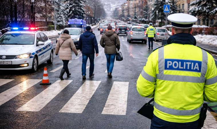 25 de zone cu probleme în trafic, verificate de polițiști. 267 de amenzi în doar 7 zile