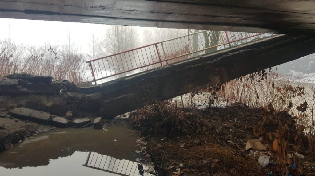 Podul de la Vișeu de Jos închis pe termen nedefinit