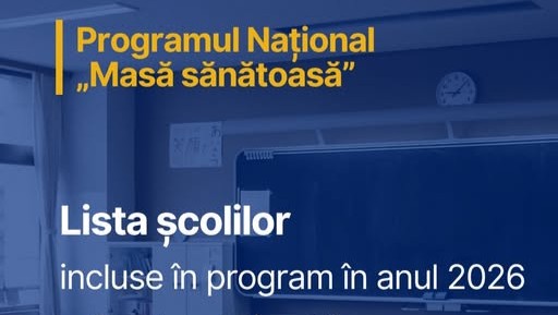 Peste 12.700 de copii din Maramureș vor primi masă gratuită la școală în 2026. Lista unităților incluse