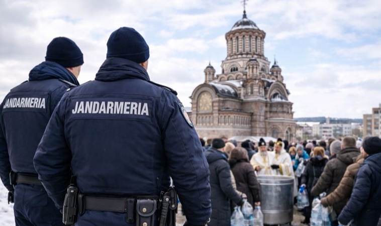 Atenție la apa sfințită – Recomandările Jandarmeriei de Bobotează și Sfântul Ioan