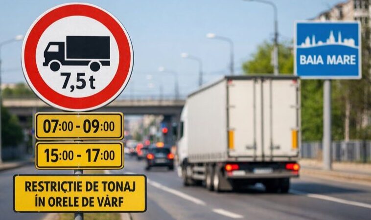 Se schimbă regulile pentru traficul greu în Baia Mare