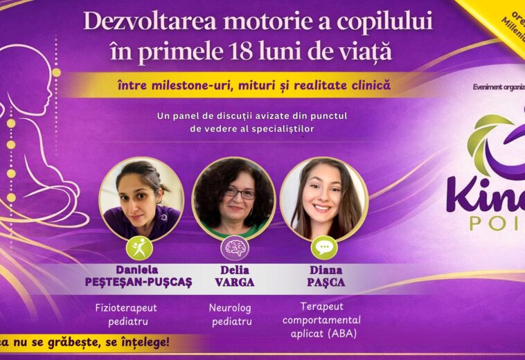 Dezvoltarea motorie a copilului în primele 18 luni de viață