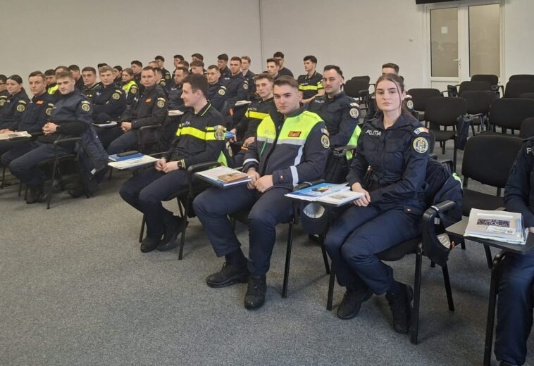 40 de elevi ai școlilor de poliție, în practică la IPJ Maramureș până în iulie