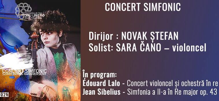 „Romantism și formă simfonică” – concert la Filarmonica „Dinu Lipatti”