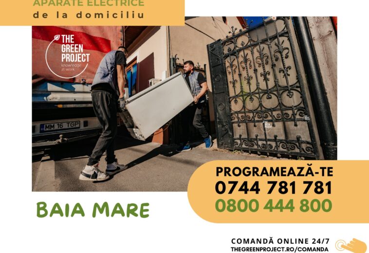 Băimărenii pot scăpa gratuit de aparatele electrice – campanie The Green Project