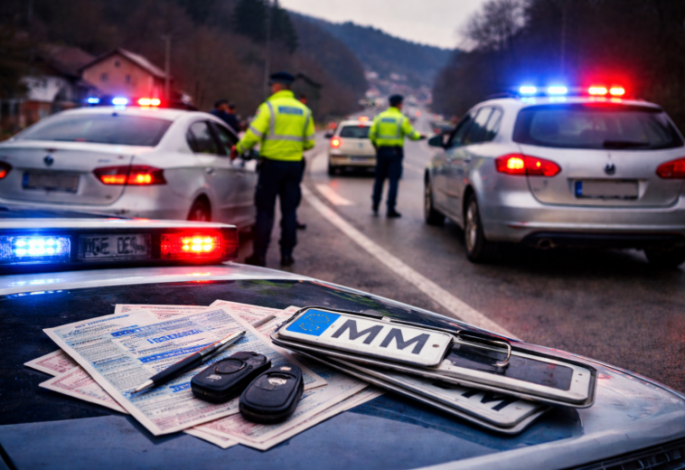 Doar una a scăpat – 18 amenzi după o acțiune de tip Blocada