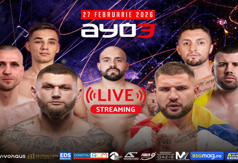 Urmărește AYO3 LIVE de la ora 18:00