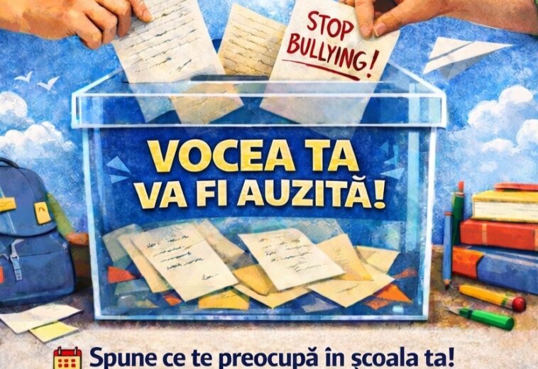 Campania „Vocea ta va fi auzită!”, destinată elevilor din Maramureș, a fost prelungită