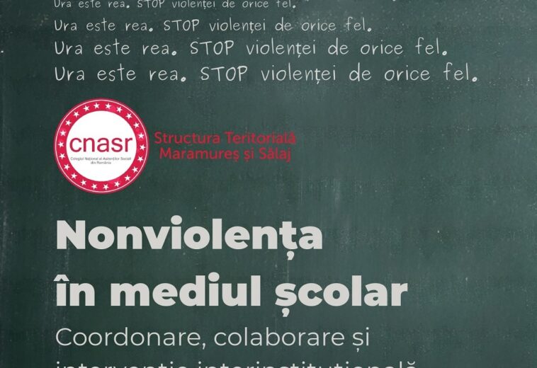 Nonviolența în mediul școlar – întâlnire de lucru dedicată asistenților sociali