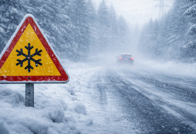 Ninsori, viscol și ger în Maramureș. Urmează 48 de ore cu polei, rafale de 80 km pe oră și temperaturi de până la minus 12 grade