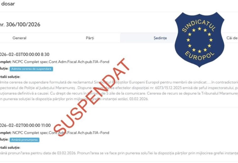 Instanța oprește un ordin controversat la IPJ Maramureș. Concediile polițiștilor revin sub protecția legii