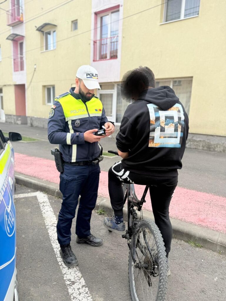 220 de sancțiuni pentru bicicliști și pietoni