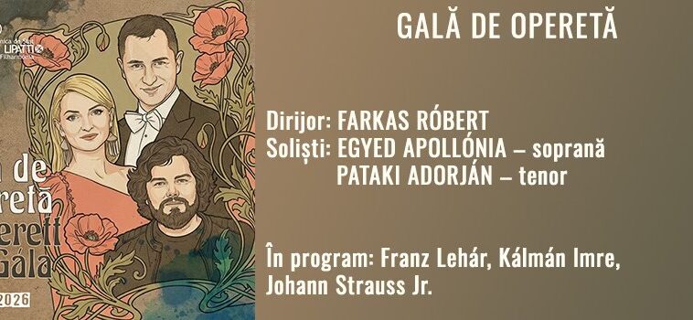 Gală de operetă la Filarmonica de Stat „Dinu Lipatti”