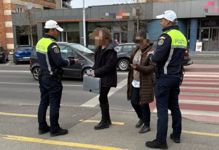 Unde te poate opri poliția zilele astea. Acțiuni zilnice pentru pietoni, până în 29 martie