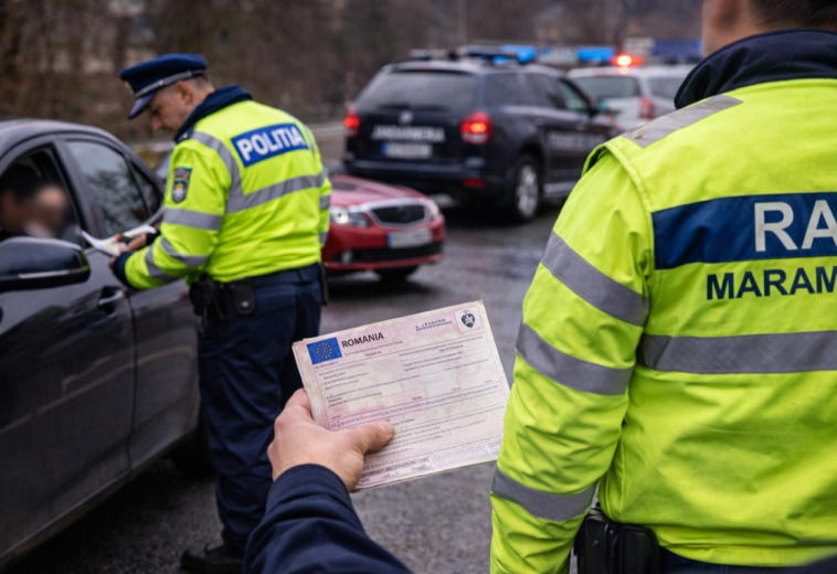 Aproape 10.000 de lei amenzi în două ore și câteva filtre: zeci de șoferi sancționați în Ocna Șugatag și Șomcuta Mare