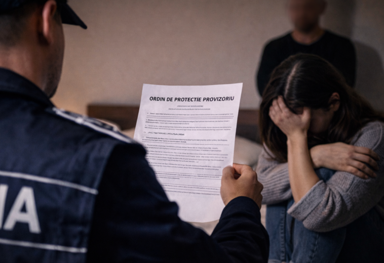 Bătută și șantajată după ce a vrut să pună capăt relației. Polițiștii au emis ordin de protecție împotriva unui tânăr de 27 de ani