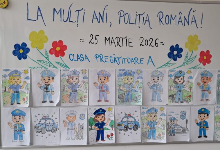 Gestul copiilor care i-a surprins pe polițiști. Ce s-a întâmplat într-o clasă din Cavnic