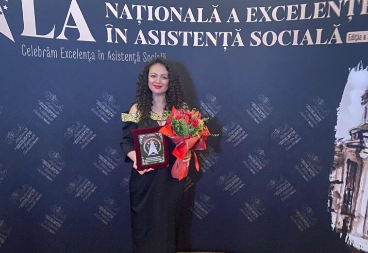 Băimăreanca Raluca Cerghezan – distincție de prestigiu la Gala Națională a Excelenței în Asistență Socială