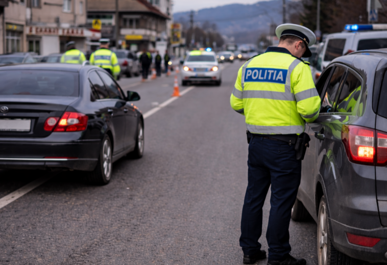 Razie în Sighetu Marmației. 62 de mașini verificate și zeci de amenzi în doar două ore