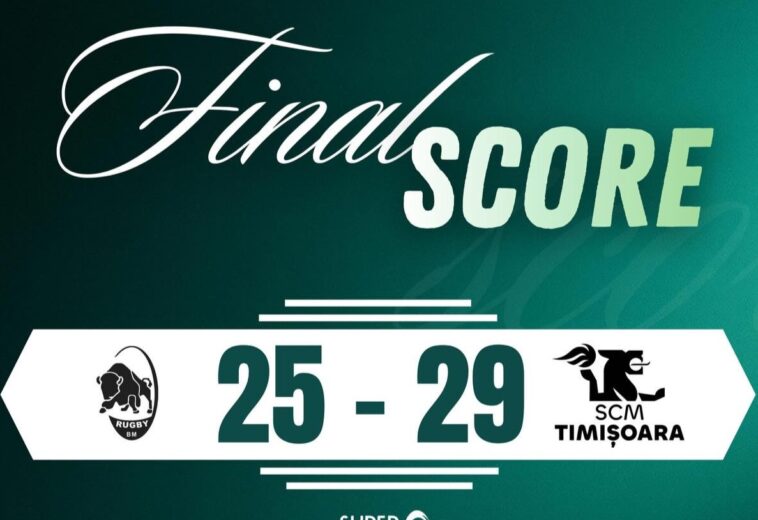 Zimbrii încep noul sezon de rugby cu o înfrângere în Supercupa României
