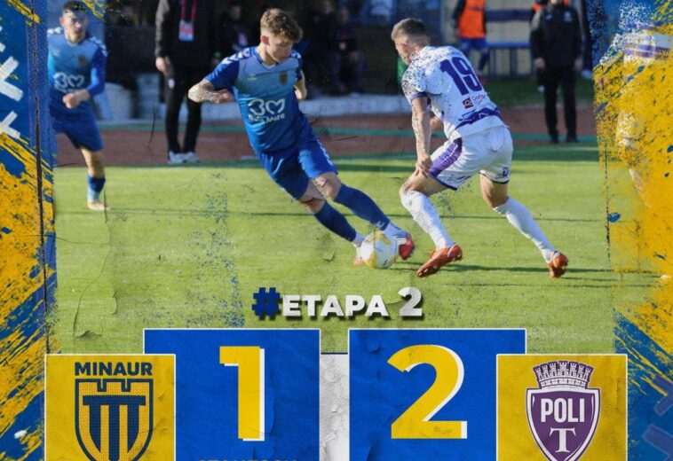 Fotbal în stil britanic pe „Viorel Mateianu” – Minaur Baia Mare pierde și al doilea meci din play off-ul Ligii 3