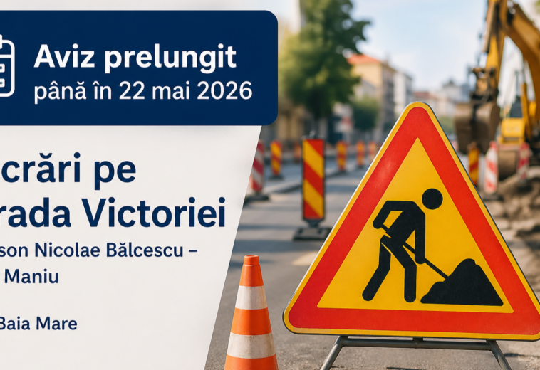 Strada Victoriei rămâne în șantier mai mult decât era anunțat. Termenul a fost prelungit din nou
