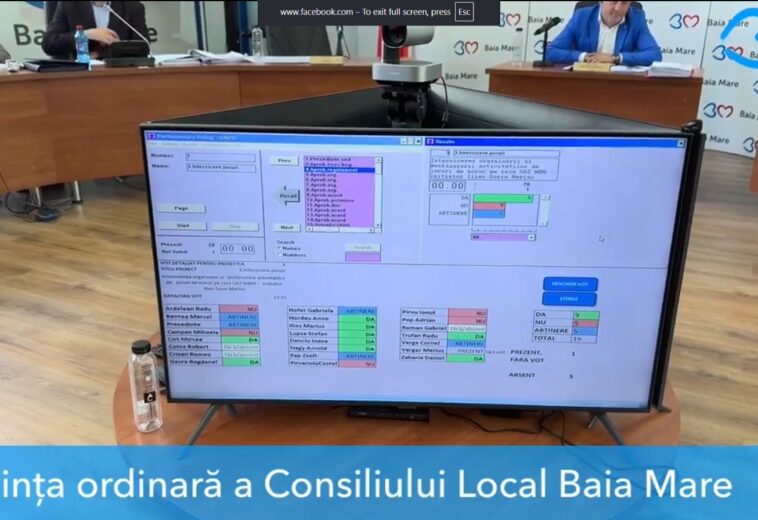 „Atât s-a putut” – Dăncuș îl învinge la voturi pe Ilieș în „meciul păcănelelor”, din Consiliul Local