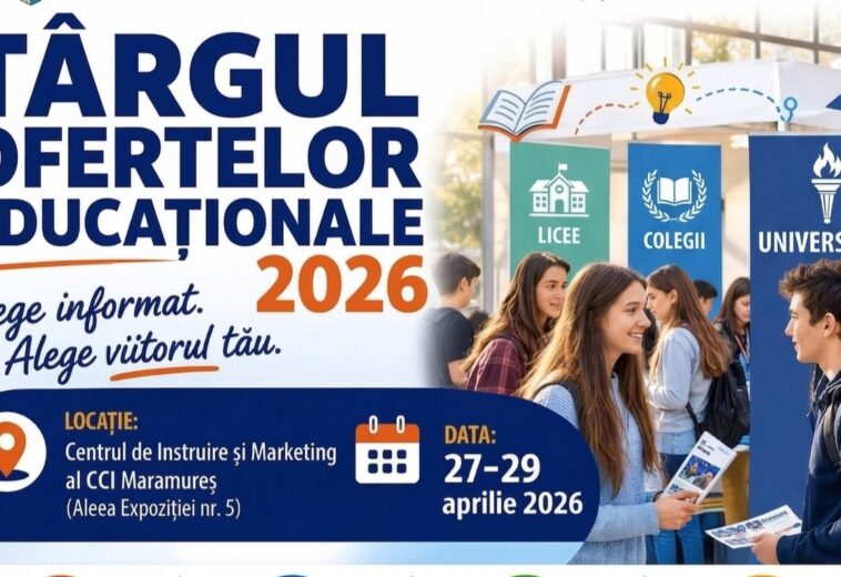 Târg educațional cu zeci de standuri în Baia Mare. Elevii pot discuta direct cu licee și universități