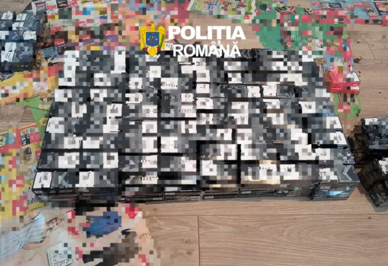 Percheziții în Maramureș într-un dosar de contrabandă. Peste 22.000 de țigarete ridicate