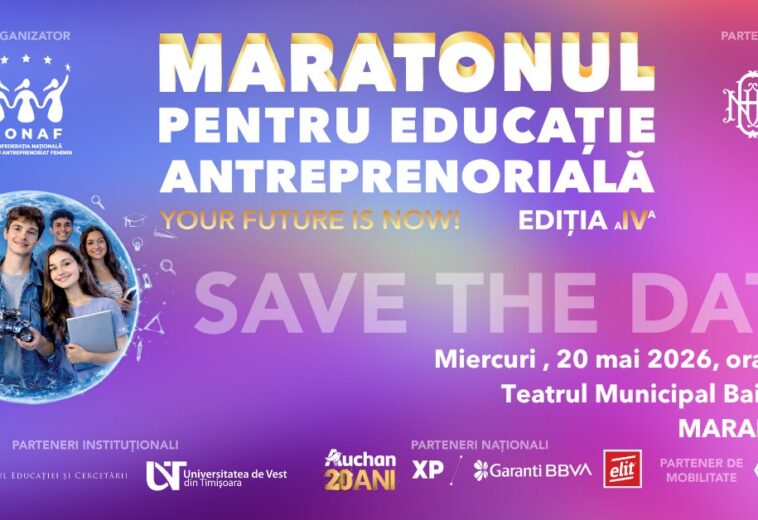 Maratonul pentru Educație Antreprenorială ajunge în Baia Mare