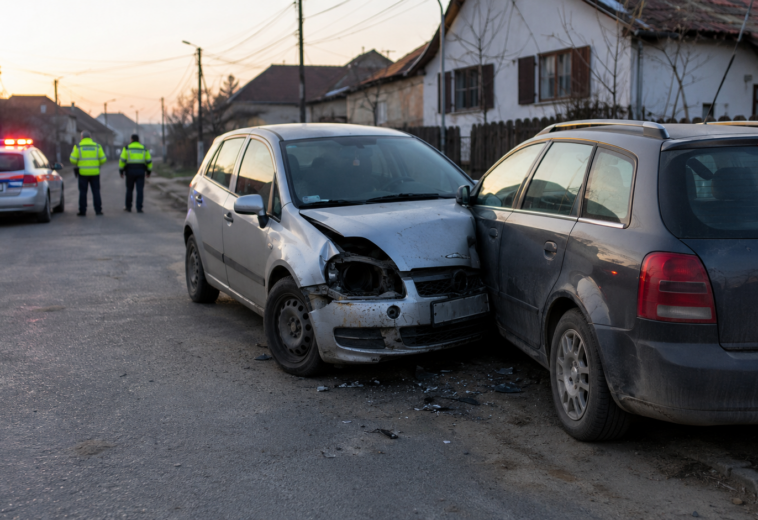 A furat cheile mașinii dintr-o locuință, apoi a lovit cu ea un alt autoturism parcat regulamentar