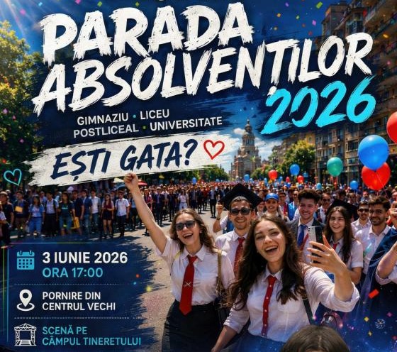 „Parada absolvenților” revine în Baia Mare