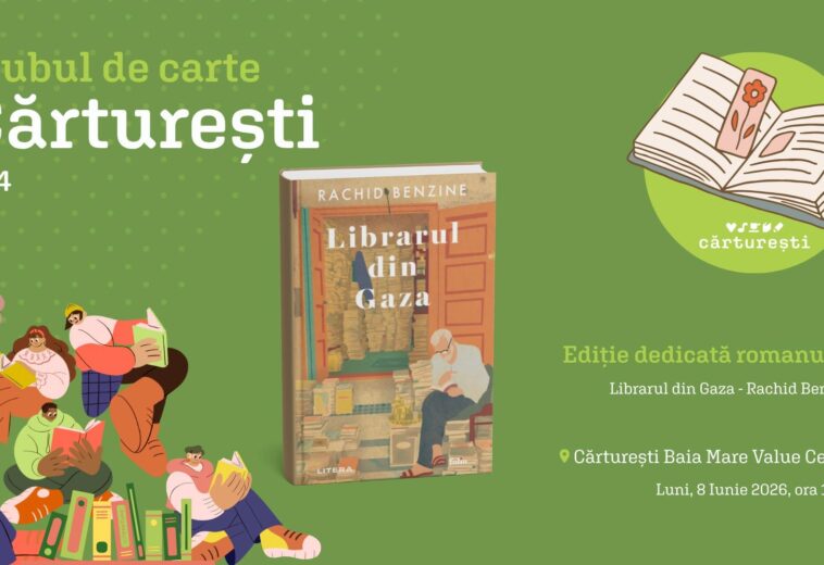 Clubul de carte Cărturești se întâlnește azi