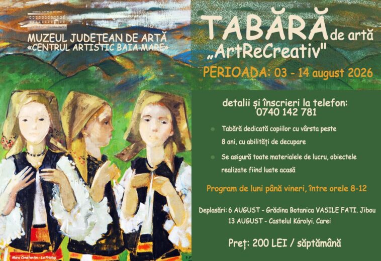 ArtReCreativ – tabără pentru copii la Artă