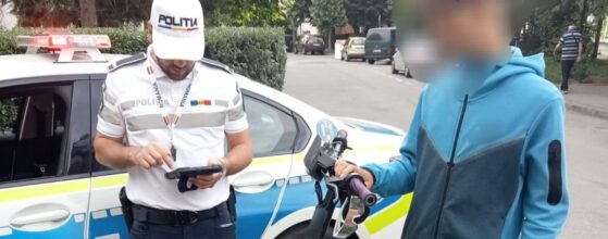 Accident cu trotineta electrică