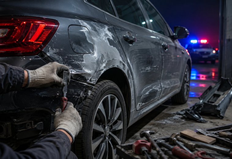 Și-a reparat mașina după un accident, fără autorizație, și s-a ales cu dosar penal