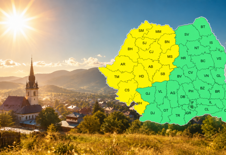 Vine canicula. Cod Galben de căldură în Maramureș. Temperaturile urcă până la 34 de grade sâmbătă
