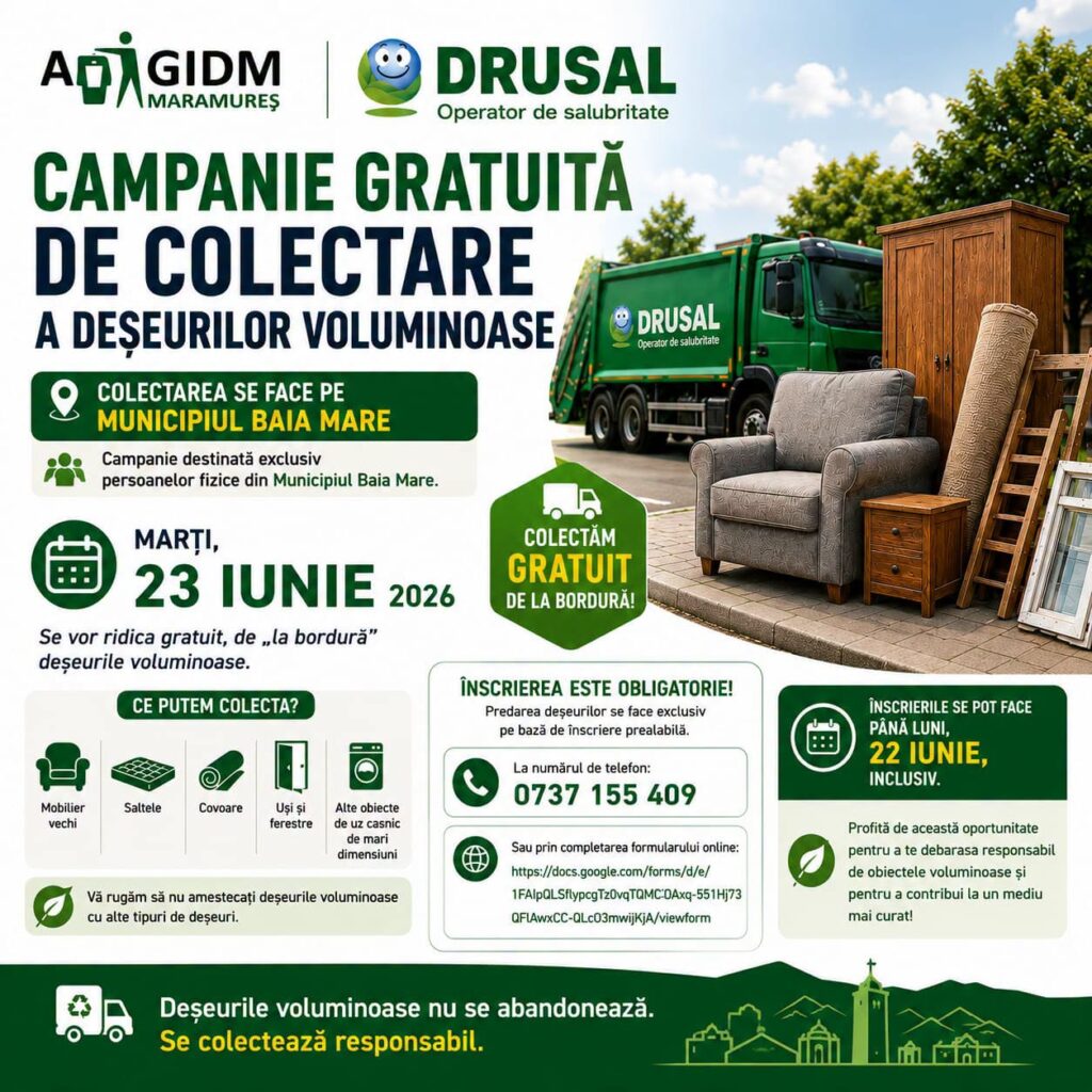 Colectare deseuri voluminoase