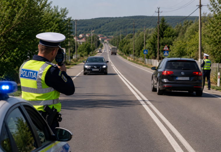 Controale pe DN 19, între Sarasău și Remeți. 27 de amenzi în doar două ore