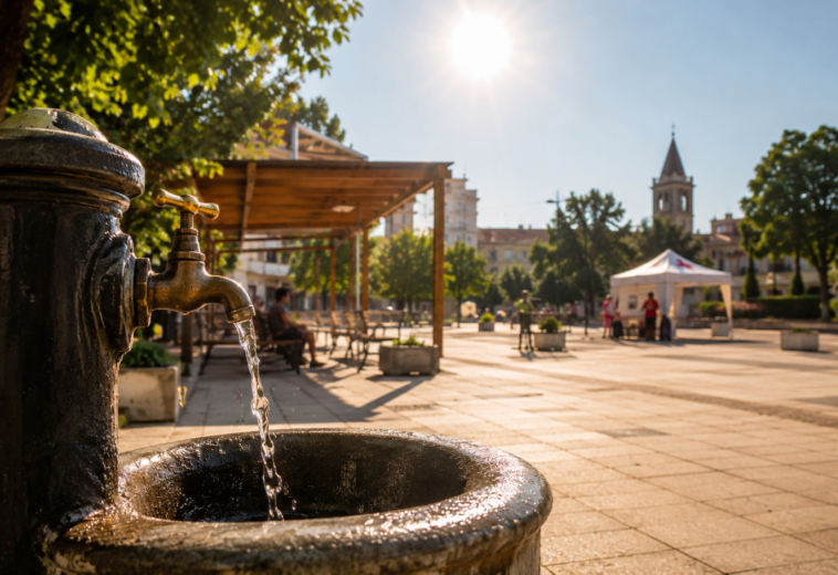 Puncte de hidratare și prim ajutor pe timp de caniculă în Baia Mare. Unde le găsești