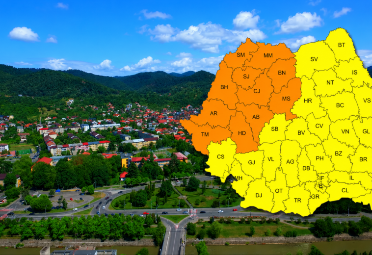Vremea în Maramureș, 26 iunie. Cod portocaliu de căldură, cu maxime de până la 37 de grade