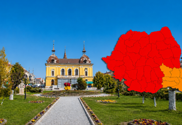 Căldură extremă, nopți tropicale și maxime spre 40 de grade. Cod roșu în Maramureș până miercuri