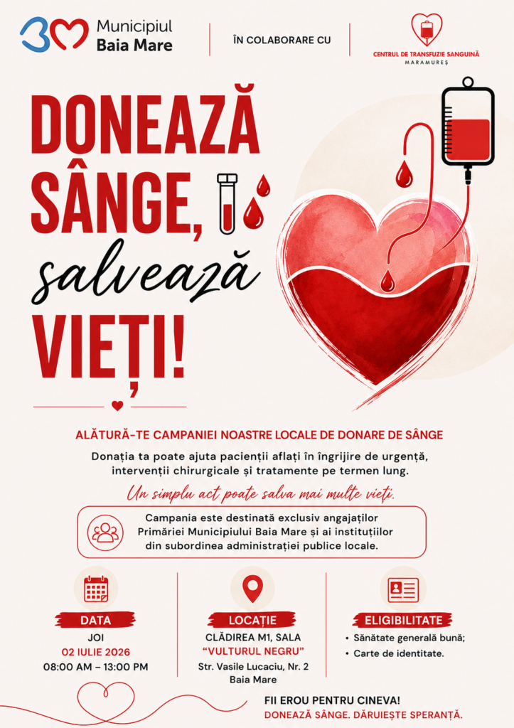 Donează sânge, Salvează vieți.