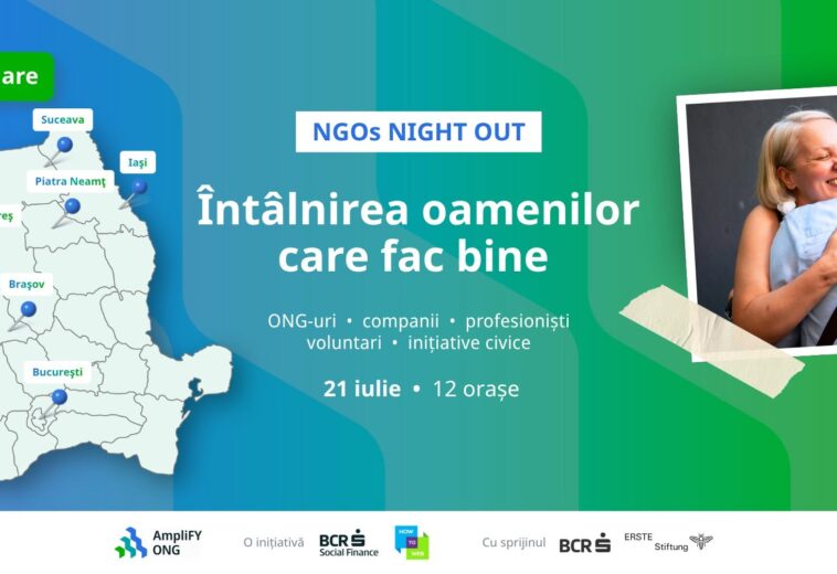 NGOs Night Out – Întâlnirea oamenilor care fac bine