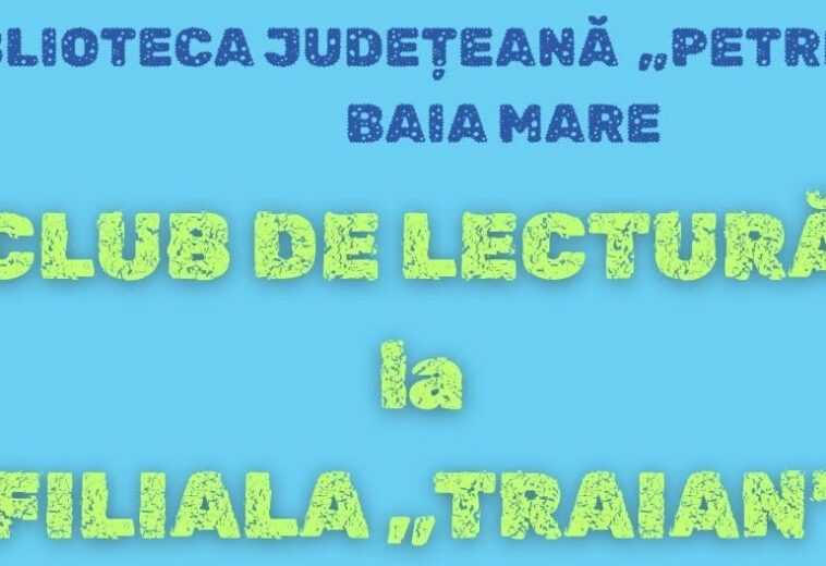 Club de lectură și atelier de joacă la Filiala Traian a Bibliotecii Județene „Petre Dulfu” – activitățile acestei săptămâni
