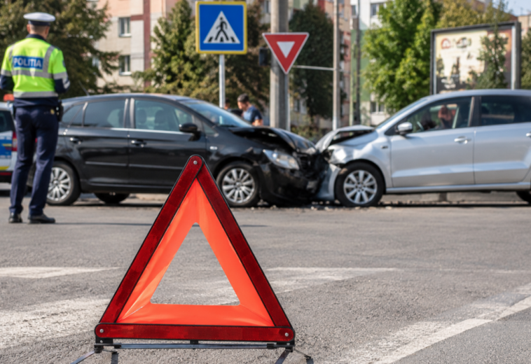 Accident în Baia Mare. O șoferiță a ajuns la spital după o coliziune într-o intersecție intens circulată